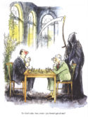 Chess Grim Reaper by Bob Wilson