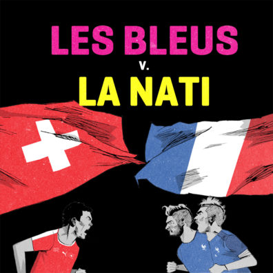 Les Bleus vs La Nati by Alexander Jackson