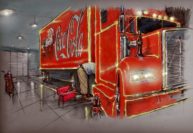 Coke Truck by Bill Garland