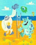 Pixar Monsters Inc by Christopher Nielsen